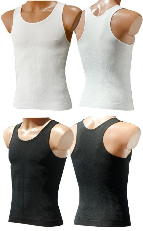 Bioflect® FIR Therapy Micromassage Compression Vest Tank Top - Black L/XL :  : Health & Personal Care