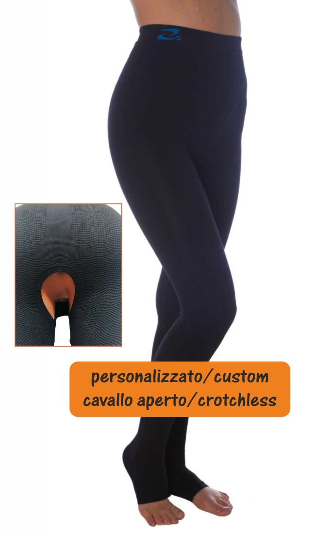 Crotchless post op Lipedema Lymphedema support flat knit
